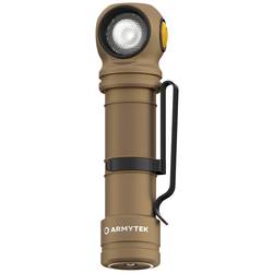 ArmyTek Wizard C2 Pro Max Sand White LED kapesní svítilna, s klipem na opasek, s brašnou, napájeno akumulátorem, 4000 lm, 149 g