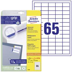 Avery-Zweckform 6121 univerzální etikety 38 x 21.2 mm papír bílá 1950 ks trvalé inkoustová tiskárna, laserová tiskárna, barevná laserová tiskárna, kopírka,