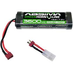 Absima akupack NiMH (modelářství) 7.2 V 3600 mAh Počet článků: 6 Hardcase T zásuvka, zásuvka Tamyia
