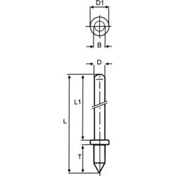 Vogt Verbindungstechnik 1365l.68 konektorový kolík Kontaktní plocha pocínovaný 100 ks (d x š) 16.2 mm x 2.5 mm