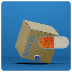 GIEBEL Desiccants silikagelové vysoušecí perly, 35.0401.00, oranžová, bezbarvá