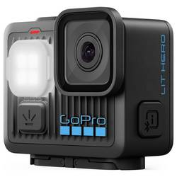 GoPro LIT HERO Sportovní outdoorová kamera dotyková obrazovka, chráněné proti stříkající vodě, mechanická stabilizace obrazu, 4K, Bluetooth, odolné proti