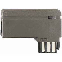 Konektor TAE, nastavitelné zástrčka, zahnutá TS N černá Rutenbeck Množství: 1 ks