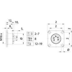 binder 09 0116 300 05 mini kulatý konektor, 1 ks