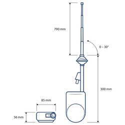 Blaupunkt Autojet 25 Black Motorantenne autoanténa