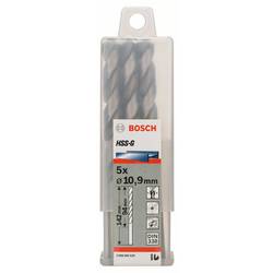 Bosch Accessories 2608585529 HSS kovový spirálový vrták 10.9 mm Celková délka 142 mm broušený DIN 338 válcová stopka 5 ks