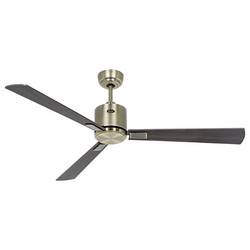 CasaFan ECO NEO III 132 MA-NB/KI WiFi Flügel Nussbaum/Kirsche stropní ventilátor 27 W (Ø x v) 132 cm x 360 mm starožitná mosaz s dálkovým ovládáním, s