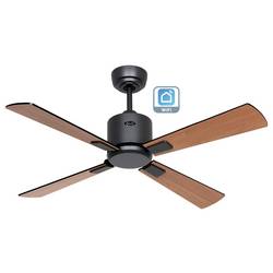 CasaFan ECO NEO III 103 BG-SW/TK WiFi stropní ventilátor 16 W (Ø x v) 103 cm x 360 mm čedičově šedá s dálkovým ovládáním, s časovačem, vhodný i pro zimní