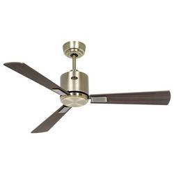 CasaFan ECO NEO III 103 MA-NB/KI WiFi Flügel Nussbaum/Kirsche stropní ventilátor 16 W (Ø x v) 103 cm x 360 mm starožitná mosaz s dálkovým ovládáním, s