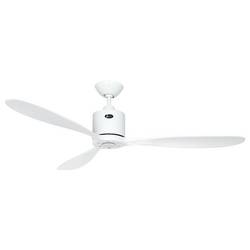 CasaFan AEROPLAN ECO 132 WE-WE Flügel Massivholz Weiß stropní ventilátor 27 W (Ø x v) 132 cm x 310 mm bílá s dálkovým ovládáním, s časovačem, vhodný i pro