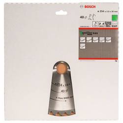 Bosch Accessories Tisch-/Kapp-/Gehrungssägeblatt 254x30x2,0mm 40Z/WZ/N HM/dünn 2608640435 pilový kotouč 1 ks