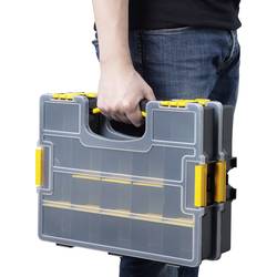 TOOLCRAFT box na součástky (d x š x v) 370 x 286 x 140 mm přihrádek: 15 variabilní rozčlenění Obsah 2 ks