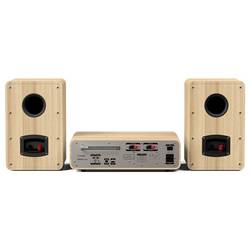 Pure Classic Stereo Cotton White/Oak EU/UK Stereosouprava v retro stylu , dub, bílá