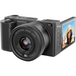 Easypix VX6430 digitální fotoaparát 64 Megapixel Zoom (optický): 10 x černá 4K video
