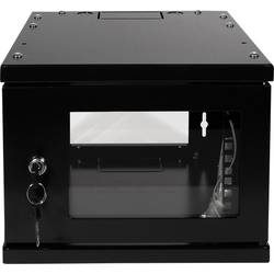 LogiLink W06Z33B 10 nástěnná rozváděcí skříň 4 U černá