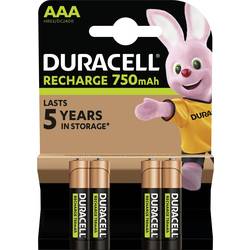 Duracell akumulátor AAA Ni-MH 750 1.2 V 4 ks