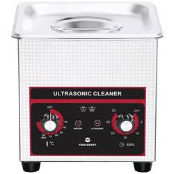 TOOLCRAFT USC-130 ultrazvuková čistička, Šperky, Kancelářské potřeby, do dílny, 160 W, 1.3 l, s ohřevem, S čisticím košem