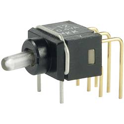 NKK Switches G12AP G12AP páčkový spínač 28 V DC/AC 0.1 A 1x zap/zap s aretací 1 ks