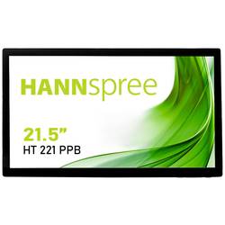 Hannspree HT 221 PPB dotykový monitor Energetická třída (EEK2021): D (A - G) 54.6 cm (21.5 palec) 1920 x 1080 Pixel 16:9 4 ms VGA, HDMI™, DisplayPort, USB 3.0,