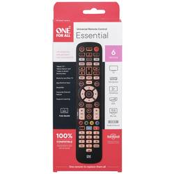 One For All URC 3661 univerzální dálkové ovládání černá