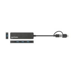 Manhattan 180863 4 porty USB 3.0 hub černá