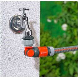GARDENA 00998-50 plast přípojka kohoutu rychlospojka, 30,3 mm (1) vnitřní závit, 24,2 mm (3/4) vnitřní závit