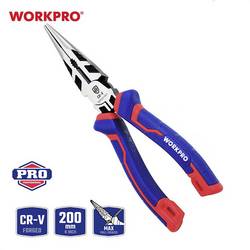 WorkPro WP231021 Univerzální Kleště s dlouhými čelistmi chrom-vanadová ocel 200 mm
