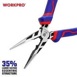 WorkPro WP231021 Univerzální Kleště s dlouhými čelistmi chrom-vanadová ocel 200 mm