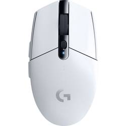 Logitech Gaming G305 optická herní myš, přenos bezdrátový, 6 tlačítko, 12000 dpi, bílá