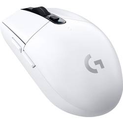 Logitech Gaming G305 optická herní myš, přenos bezdrátový, 6 tlačítko, 12000 dpi, bílá