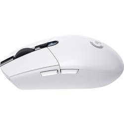 Logitech Gaming G305 optická herní myš, přenos bezdrátový, 6 tlačítko, 12000 dpi, bílá