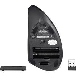 Perixx Perimice-713L optická ergonomická myš, přenos USB, 5 tlačítko, 2000 dpi, černá