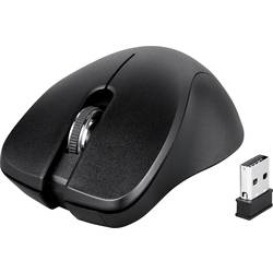 Perixx PERIMICE-621 B ergonomická myš, přenos bezdrátový, 1.600 dpi, černá