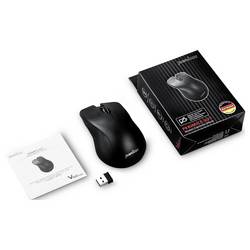 Perixx PERIMICE-621 B ergonomická myš, přenos bezdrátový, 1.600 dpi, černá