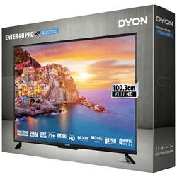 Dyon Enter 40 Pro X2 LED TV, 100.3 cm 40 palec, G (A - G), DVB-T2, DVB-C, DVB-S, Full HD, CI+, černá