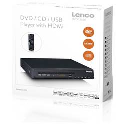 Lenco DVD-120BK Přenosný DVD přehrávač 0.0000 palec černá