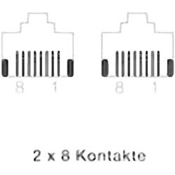 Rutenbeck 13010131 zásuvka telefonu na omítku čistě bílá