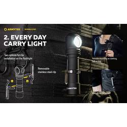 ArmyTek Wizard C2 WG Warm LED čelovka, napájeno akumulátorem, 1100 lm, 13 h, F09201W