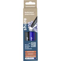 share Gelové rollery modrá, černá 0.7 mm