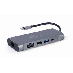 Gembird USB-C® dokovací stanice A-CM-COMBO7-01 Vhodné pro značky (dokovací stanice pro notebook): univerzální