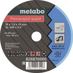 Metabo Flexiarapid Super 626870000 řezný kotouč rovný 76 mm 5 ks nerezová ocel