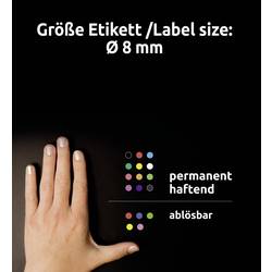 Avery-Zweckform 3178 popisovače etiket Ø 8 mm jasně oranžová 416 ks trvalé papír