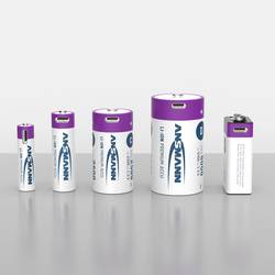 Ansmann LR20 USB-C akumulátor velké mono D Li-Ion 6000 mAh 1.5 V 2 ks