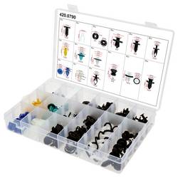 KS Tools 420.0790 Sada upevňovacích klipů pro T-Tesla, 150 ks