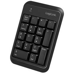 LogiLink ID0201 Bluetooth® číselná klávesnice ergonomická černá
