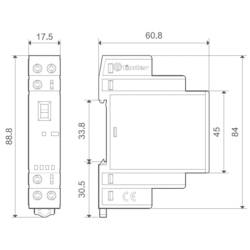 stykač Finder 22.32.0.230.4440, 230 V/DC, 230 V/AC, 25 A, 1 ks