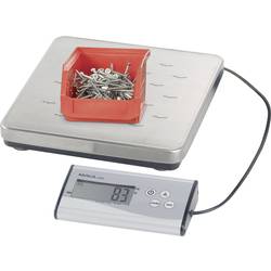 Maul Paketwaage MAULcargo, 50 kg, separates Bedienpult, Netzteil poštovní váha 50000 g, rozlišení 10 g na baterii, 230 V, stříbrnočerná