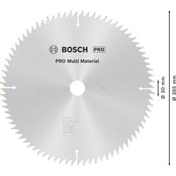 Bosch Accessories Multi Material 2608640452 tvrdokovový pilový kotouč 305 x 30 x 3.2 mm Počet zubů (na palec): 80 1 ks