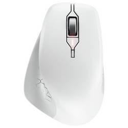 CHERRY MSW Stream Comfort optická myš, přenos bezdrátový, 6 tlačítko, 4000 dpi, bílá