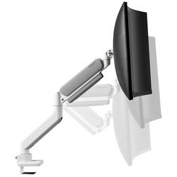 Neomounts DS70PLUS-450WH1 držák na stůl pro monitor 1 Displej: (s) 43,2 cm (17) - 124,5 cm (49) bílá naklápěcí, otočný, nakláněcí, nastavitelná výška